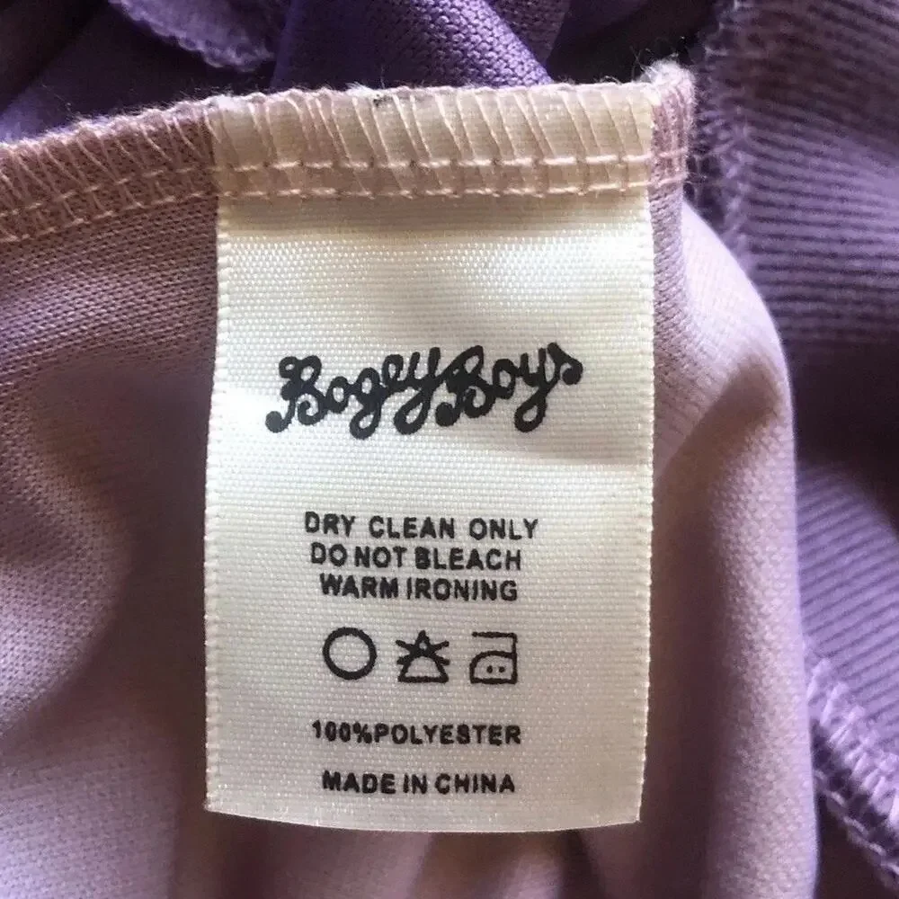 Bogey Boys Macklemore Tracksuit Jacket Purple Colorblock Golf Athleisure Medium